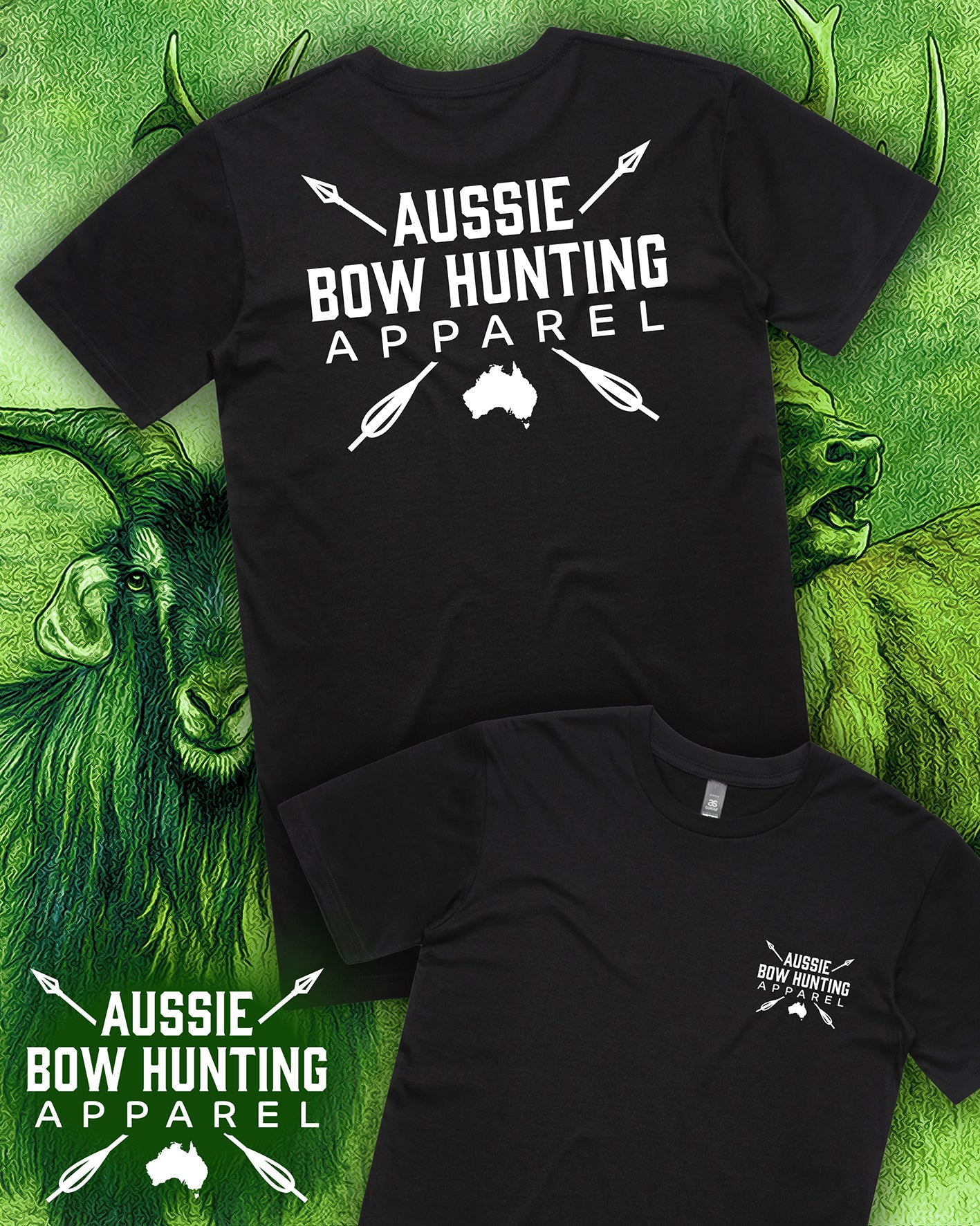 Aussie Bow Hunting Apparel Logo T-Shirt