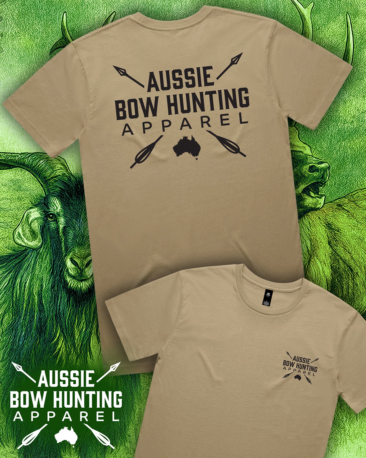 Aussie Bow Hunting Apparel Logo T-Shirt